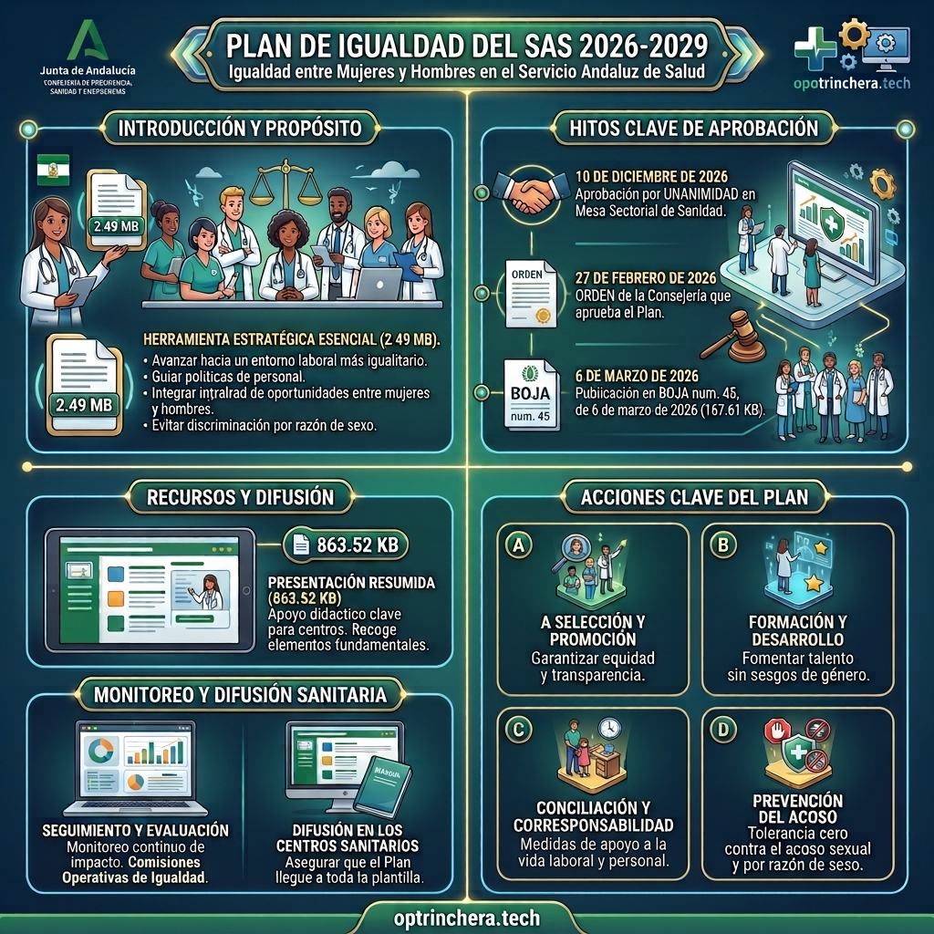 El SAS impulsa la igualdad efectiva con la aprobación de su Plan de Igualdad 2026-2029